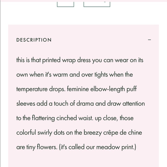 Kate Spade Meadow pink floral faux wrap dress NWOT - Picture 5 of 16